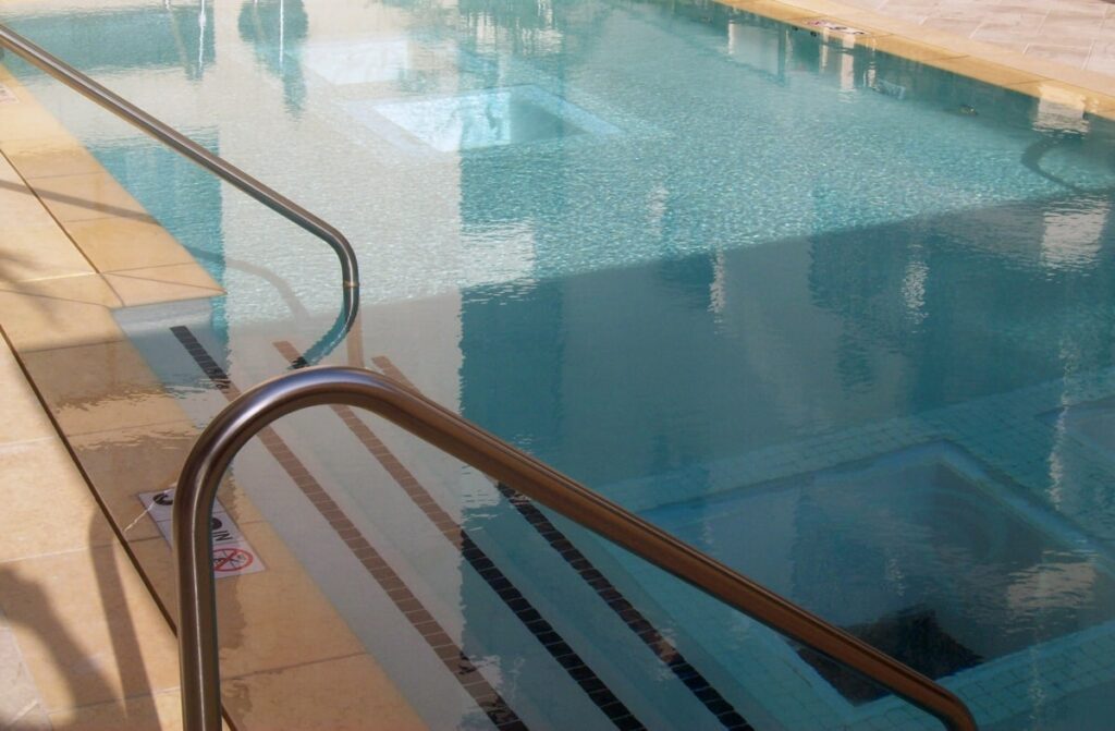 Multiple Acrylic Panels In A Pool Bottom